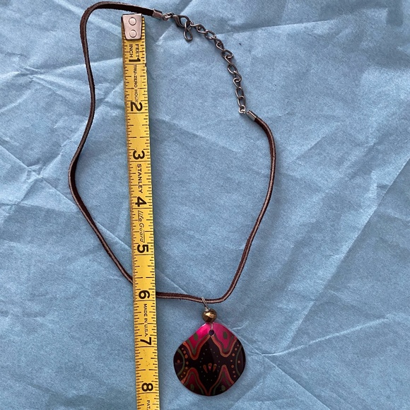 Vintage Lacquered Shell Choker--NWOT - Picture 6 of 7